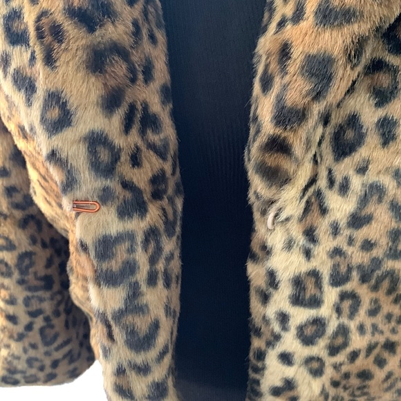Luii Leopard Faux Fur Jacket size Large - Picture 8 of 17